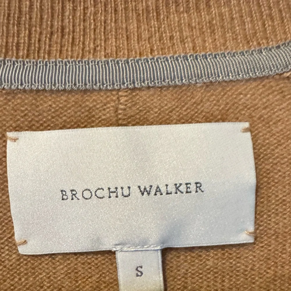 Brochu Walker The Ennes Ruched Cashmere Sweater Toffee Mélange | S - Picture 6 of 8